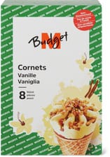 M-Budget Cornets Vanille