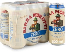 Birra Moretti Zéro sans alcool