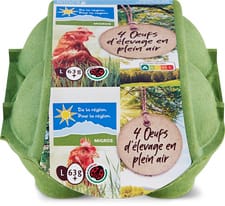 Oeufs de Genève plein air 63g+