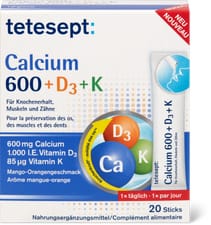 Tetesept Calcium 600 Sticks