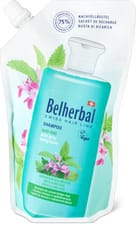 Belherbal anti-gras sachet de recharge du shampooing