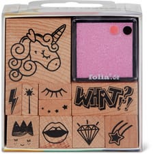 Set de tampons en bois