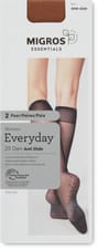Ladies knee-highs (Grösse: one size, Farbe: tan)