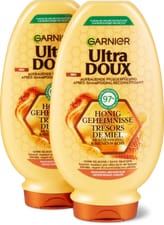 Ultra Doux Miel après-shampoo.