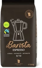 Bio Fairtrade Café moulu Barista Espresso