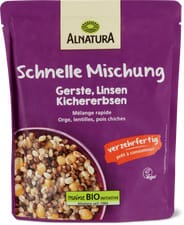 Alnatura Bio Mélange rapide Orge, lentilles et pois chiches