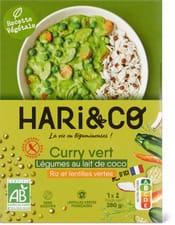 Hari&Co bio curry vert de légumes
