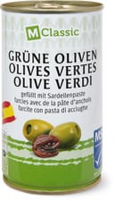 M-Classic MSC Olives vertes farcies avec de la pâte d’anchois