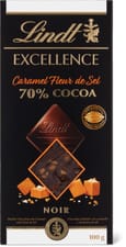 Lindt Excellence Plaque de chocolat Caramel Fleur de Sel 70% Cacao