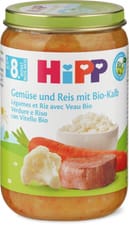 HiPP Bio Légumes riz veau