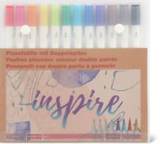 Feutres pinceaux coloeur double pointe