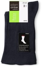 Lady's socks Relax 2-prs (Farbe: navy, Grösse: 39-42)