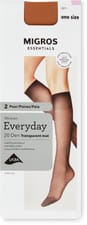 Ladies knee-highs (Grösse: one size, Farbe: tan)