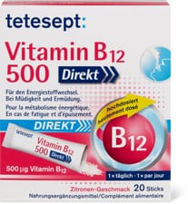 Tetesept vitamine B12 Sticks 500mcg