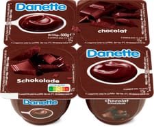 Danette crème chocolat