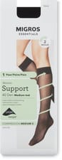 Ladies knee-highs (Grösse: 35-38, Farbe: black)