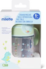 Tasse avec paille mint 6M+ 300ml (Couleur: pastell, Taille: 000)