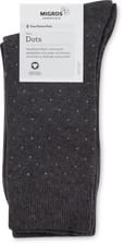 BIO Men's socks Dots 2-prs (Farbe: anthracite, Grösse: 39-42)