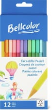 Crayons de couleur pastel