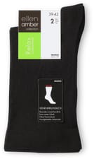 Lady's socks Relax 2-prs (Farbe: black, Grösse: 39-42)