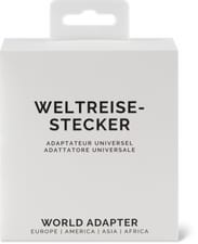 Weltreisestecker (Farbe: weiss, Grösse: one Size)