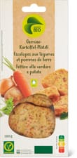Bio escalopes légume et pommes de terre