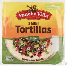 Pancho Villa Mini tortillas de blé super soft et flexible