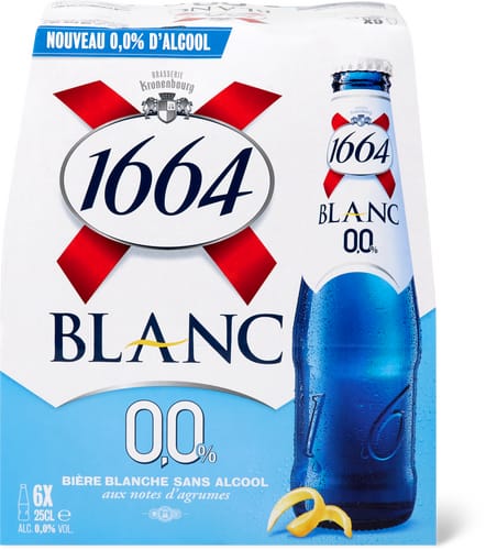 1664 0.0% Alcohol Wheat Beer Alcohol-Free