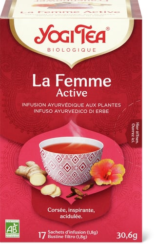 Yogi Tea Bio Girl Power Herbal Tea Hibiscus, Angelica Root & Ginger