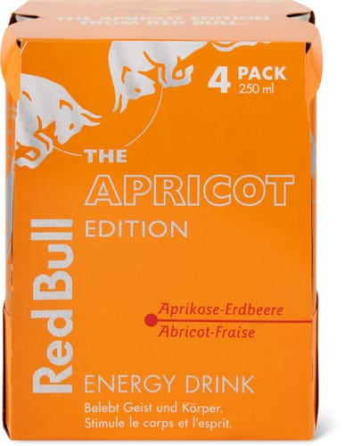 Red Bull Apricot Edition  Abricot-fraise