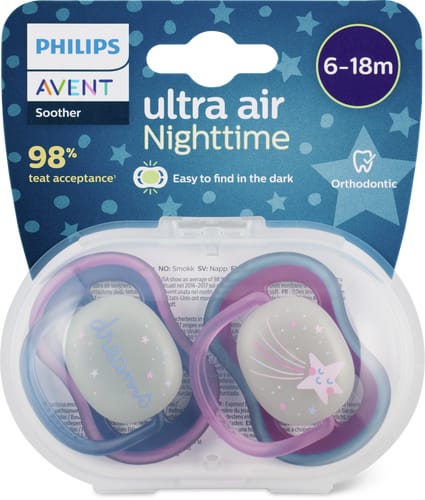 Avent Dummy, Nighttime 6–18 M