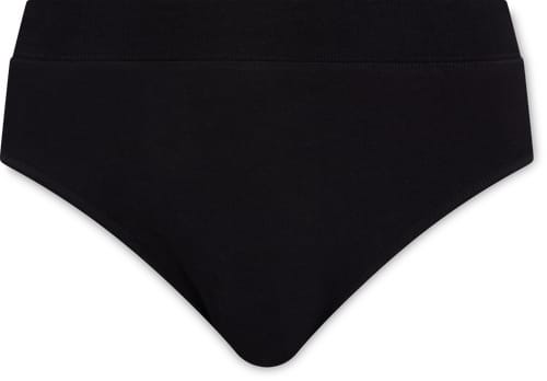 Migros Essentials Better Cotton Slip da donna midi (Colore: nero, Taglie: M)