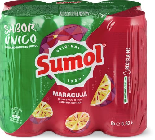 Sumol Soft drink Passion