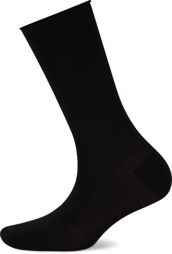 BIO Calze da donna Comfort Top 2 paia (Colore: nero, Taglie: 39-42)