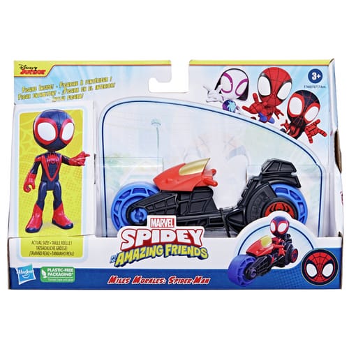Hasbro Spidey & His Amazing Friends Motorbike & Figurine Assorted