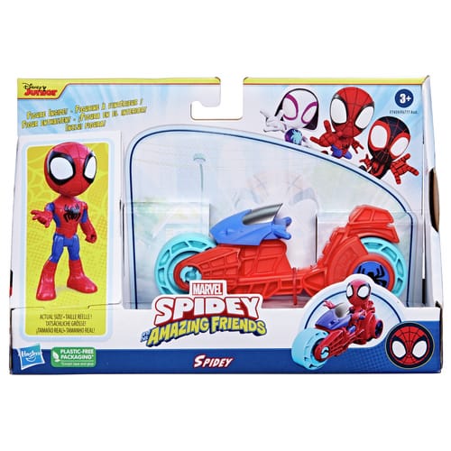 Hasbro Spidey & His Amazing Friends Motorbike & Figurine Assorted