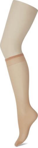 Damen Kniestrümpfe (Grösse: one size, Farbe: porcelaine)