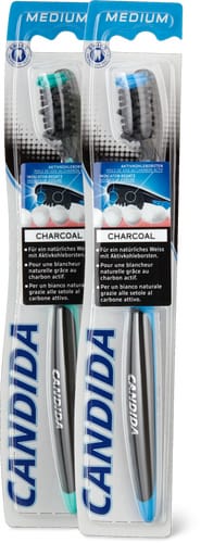 Candida Charcoal Zahnbürste medium