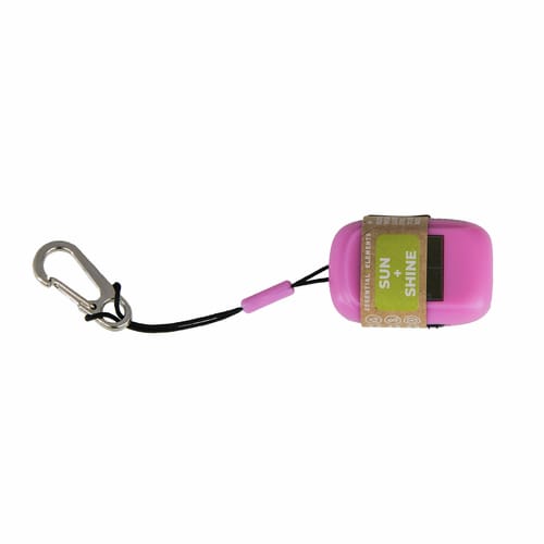 Mini Taschenlampe Recycled inkl. Karabiner (Grösse: 000, Farbe: pink)