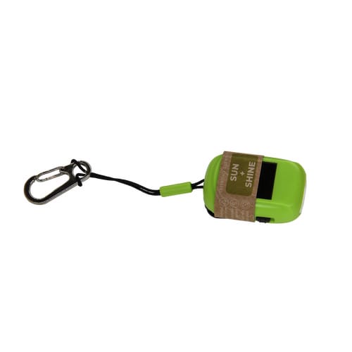 Mini Taschenlampe Recycled inkl. Karabiner (Grösse: 000, Farbe: grün)