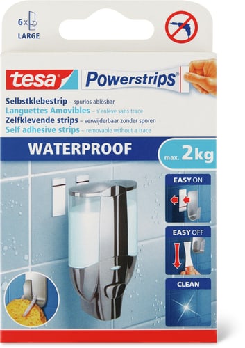 Tesa Powerstrips Waterproof