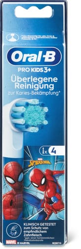 Oral-B Testine di ricambio Kids 3+ "Überlegene Reinigung"