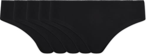 Migros Essentials Better Cotton Slip da donna mini (Colore: nero, Taglie: M)