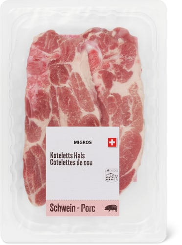 M-Budget cotelette de cou de porc