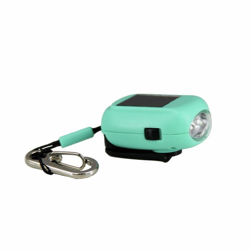 Mini Taschenlampe Recycled inkl. Karabiner (Grösse: 000, Farbe: mint)