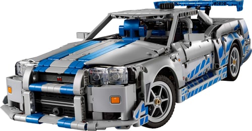 Lego Technic 2 Fast 2 Furious Nissan Skyline GT-R (R34) Car (42210)