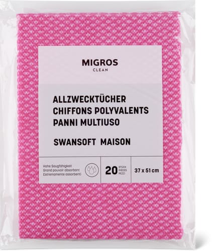 Migros Clean Panni multiuso Swansoft Maison 37 x 51 cm