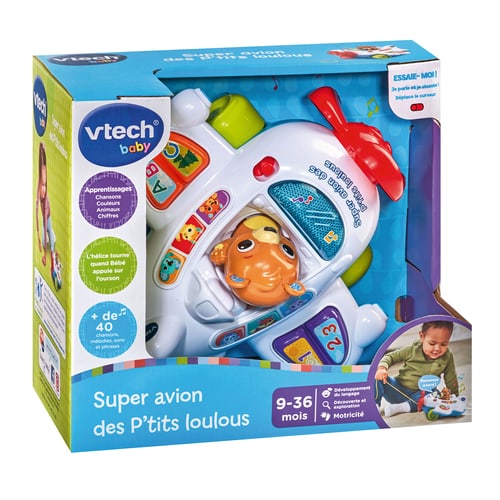 V-Tech Super Avion des P’tits Loulous (Farbe: neutral, Sprache: French)