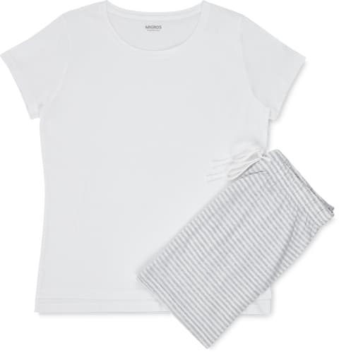 Damen Shorty Cotton Basics (Farbe: weiss, Grösse: M)