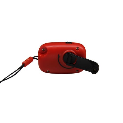 Mini Taschenlampe Recycled inkl. Karabiner (Grösse: 000, Farbe: rot)